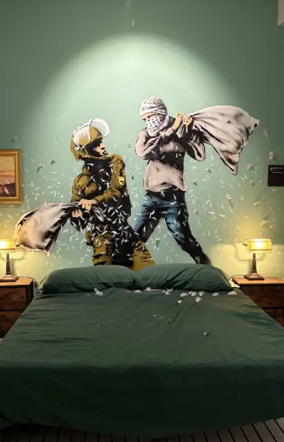 A thought-provoking art of Banksy