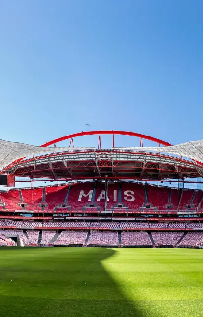 The vast Benfica Stadium