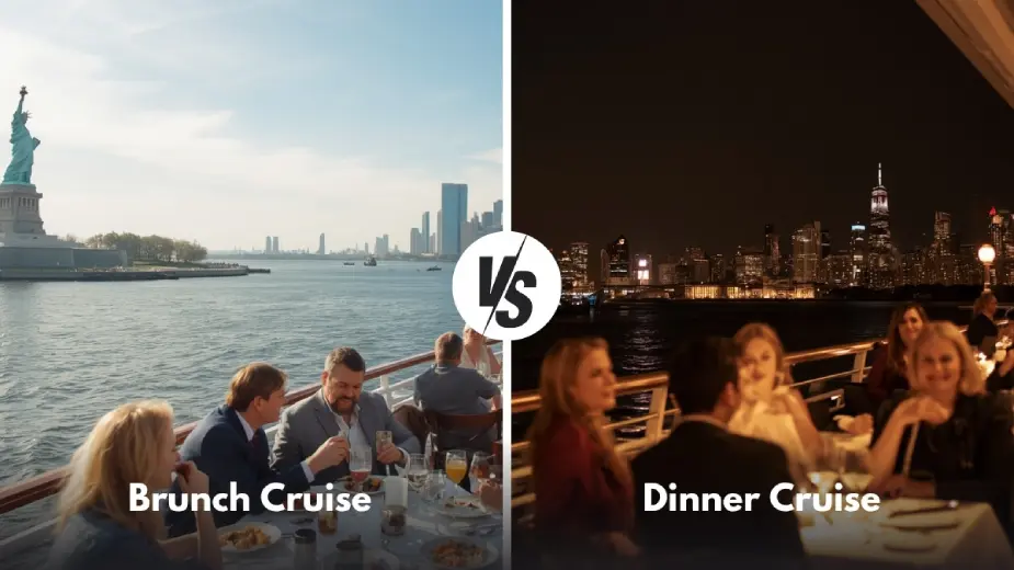 Brunch Cruise vs Dinner Cruise Brunch Cruise vs Dinner Cruise