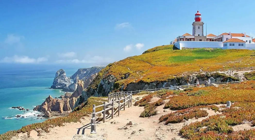 An wide angle view of Cabo da Roca