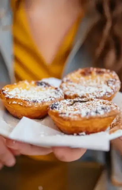 The famous pastel de nata in Lisbon