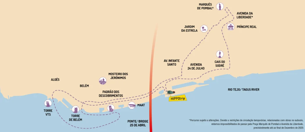 Hippotrip Route Map