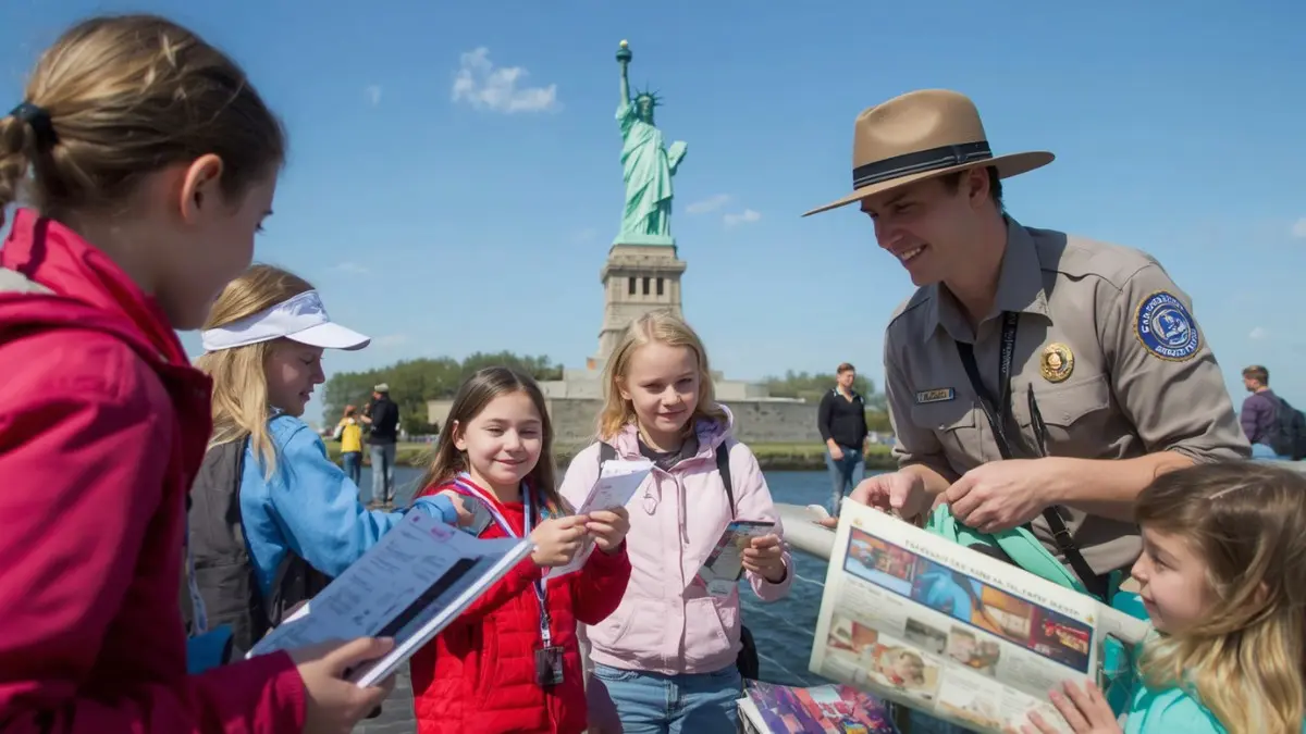 Junior Ranger Program at the Statue of Liberty Junior Ranger Program at the Statue of Liberty