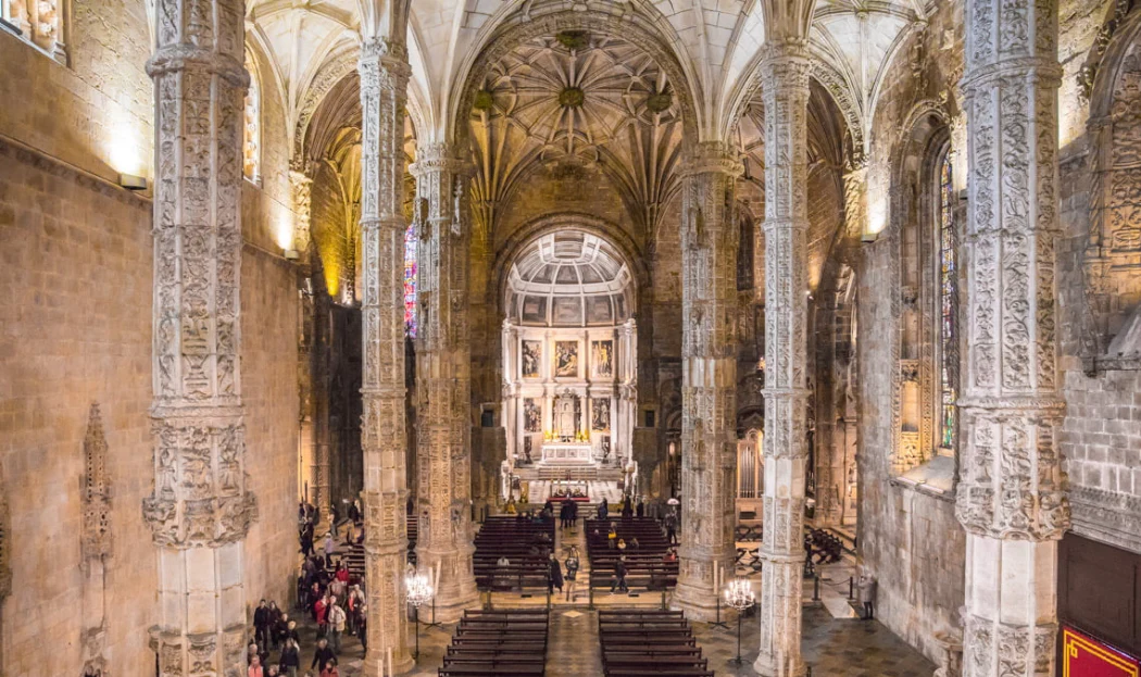 Santa Maria Church inside the Jerónimos Monastery