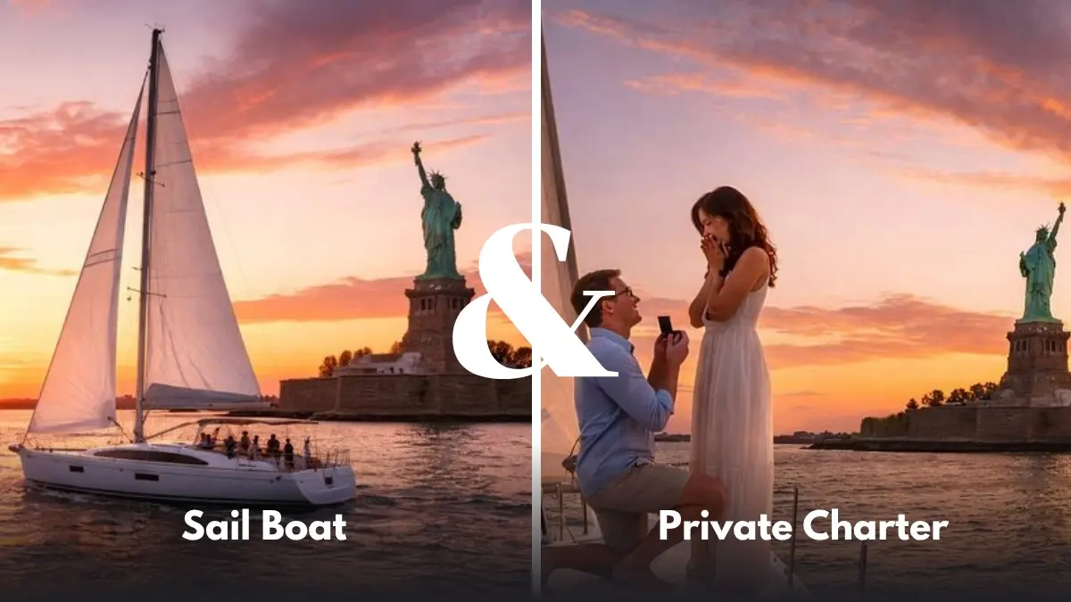 The Private Charter and Sail Boat Tour at Statue of Liberty The Private Charter and Sail Boat Tour at Statue of Liberty